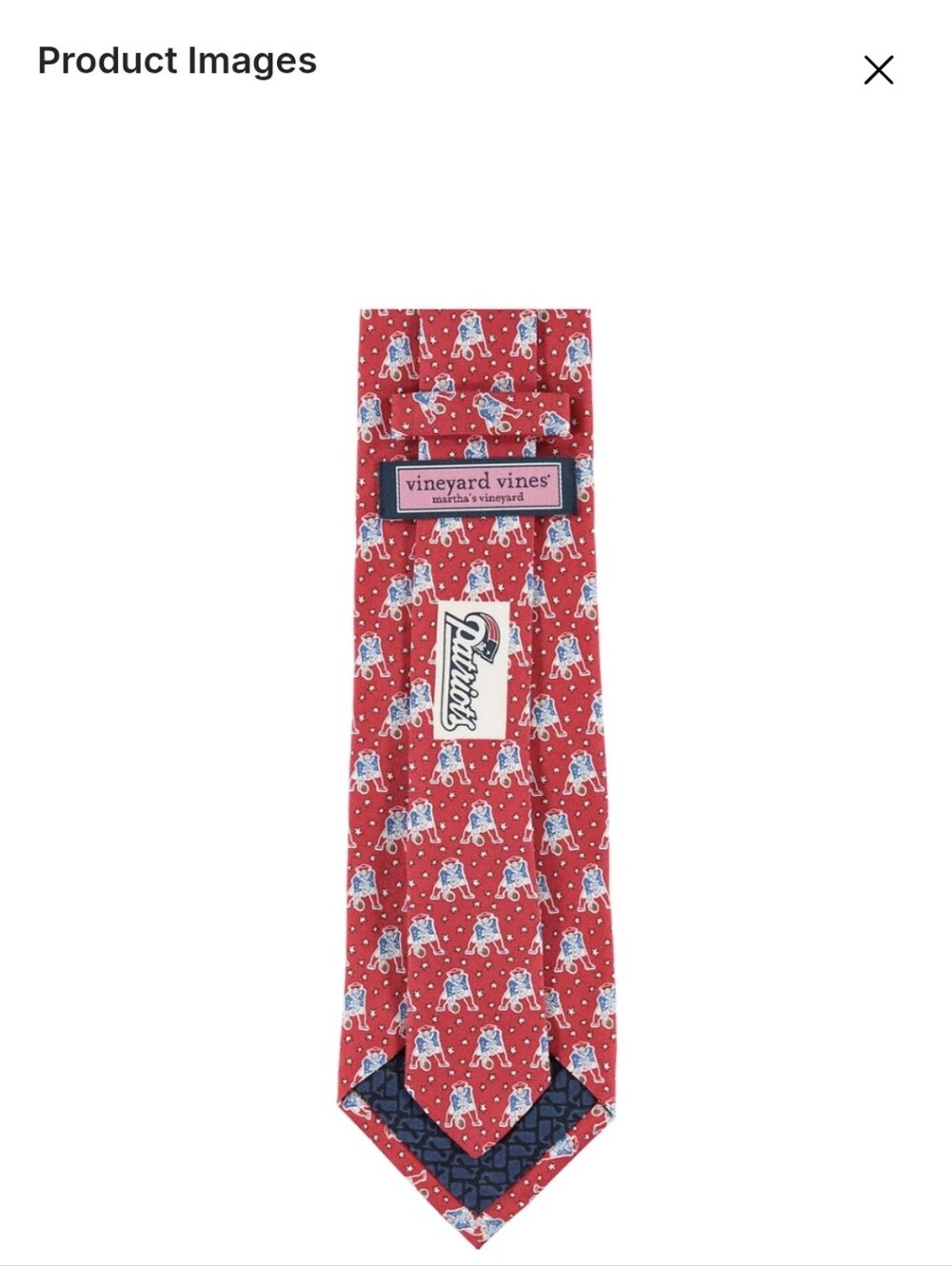 NFL- New England Patriots, 100% Silk Necktie.